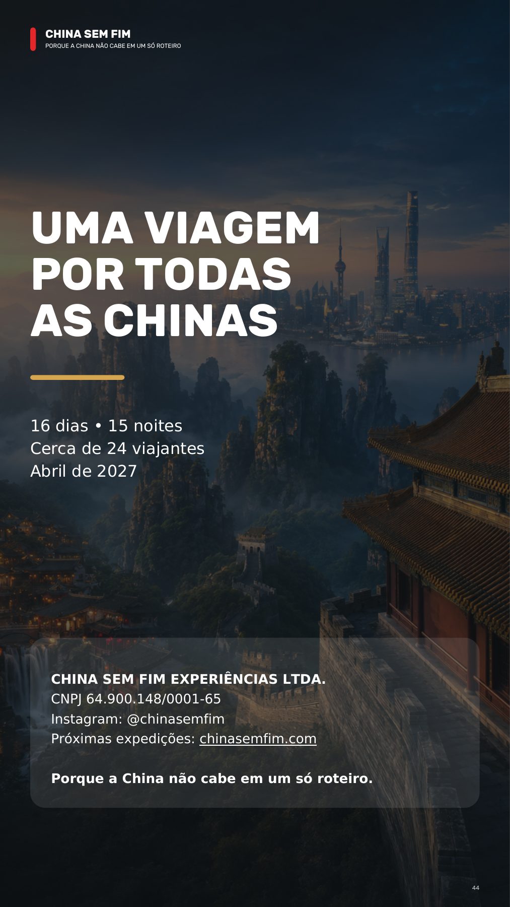 Expedição China Sem Fim - página 44 de 44